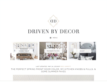 Tablet Screenshot of drivenbydecor.com